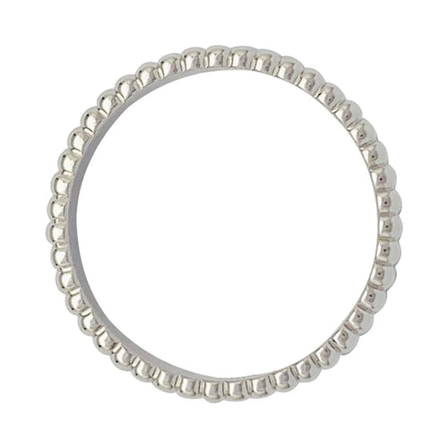 Bague 53 Alliance Boucheron "Grosgrain" en or blanc. 58 Facettes 31921