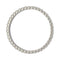 Bague 53 Alliance Boucheron "Grosgrain" en or blanc. 58 Facettes 31921