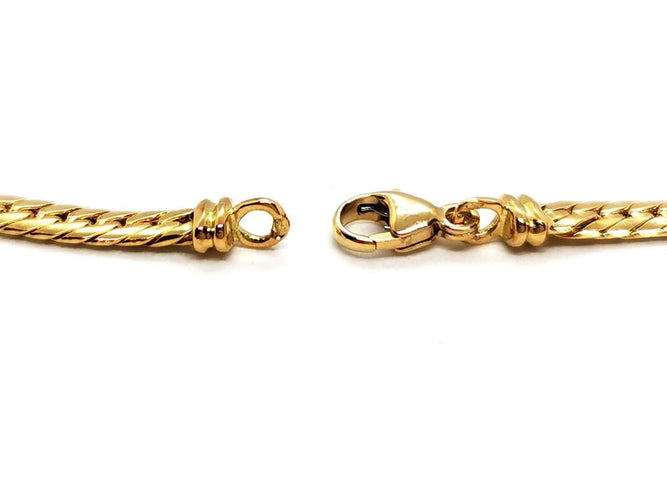 Collier Collier Maille anglaise Or jaune 58 Facettes 1523509CN