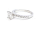 Bague 53 Bague Solitaire Or blanc Diamant 58 Facettes 578718RV