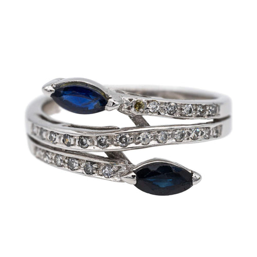 Bague 52 Bague Or blanc Saphir 58 Facettes 2307713CN