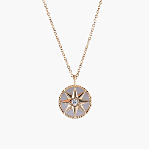 Collier DIOR - Collier Rose des vents Moyen modèle 58 Facettes
