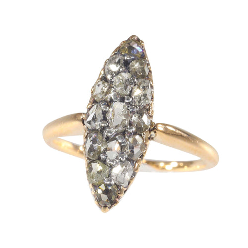 Bague 48 Bague diamant taille rose 58 Facettes 22332-0134