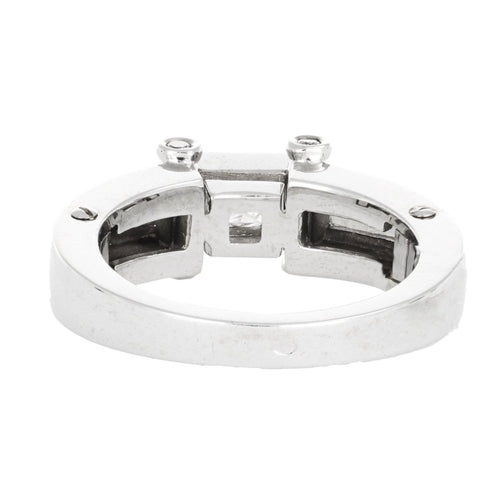 Bague Solitaire Korloff or gris 58 Facettes 310 00001