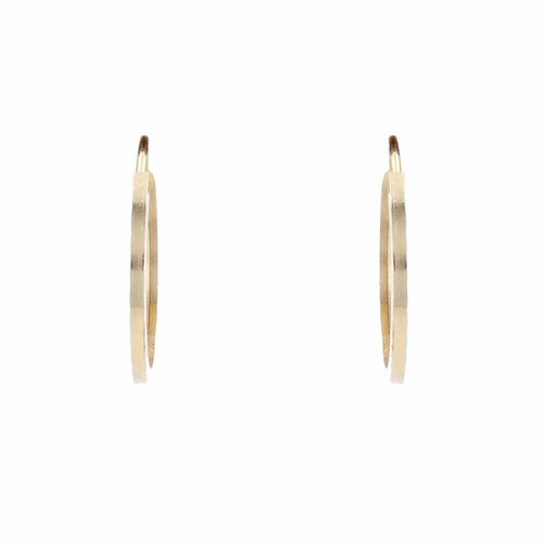 Boucles d'oreilles Boucles d'oreilles créoles or jaune ciselé 58 Facettes 19-456K