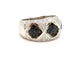 Bague 55 Bague Or blanc Diamant 58 Facettes 757307CN