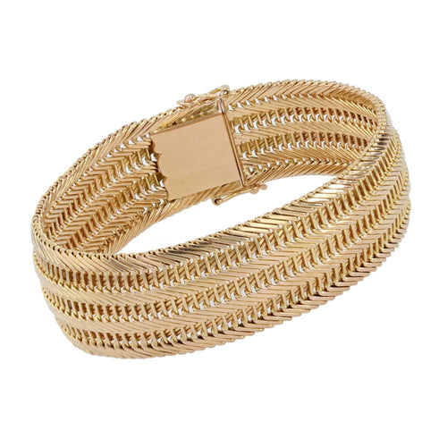 Bracelet Bracelet en or jaune vintage 58 Facettes 22-166