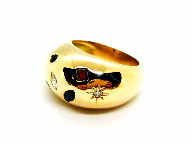 Bague 53 Bague Or jaune Saphir 58 Facettes 1161929CN
