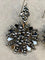 Boucles d'oreilles Anciennes Boucles d'Oreilles En Pointes d'Acier 58 Facettes 569593