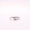 Bague Bague solitaire or blanc diamant serti tension / couteau 58 Facettes
