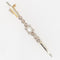 Broche Fine broche barrette or et diamant 58 Facettes 17-134