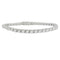 Bracelet Bracelet ligne Cartier, "Lignes Essentielles", platine, diamants. 58 Facettes 31146