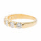 Bague 53 Bague Demi alliance Or jaune Diamant 58 Facettes 2686083CN