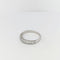 Bague Alliance or blanc et diamants 58 Facettes 25583