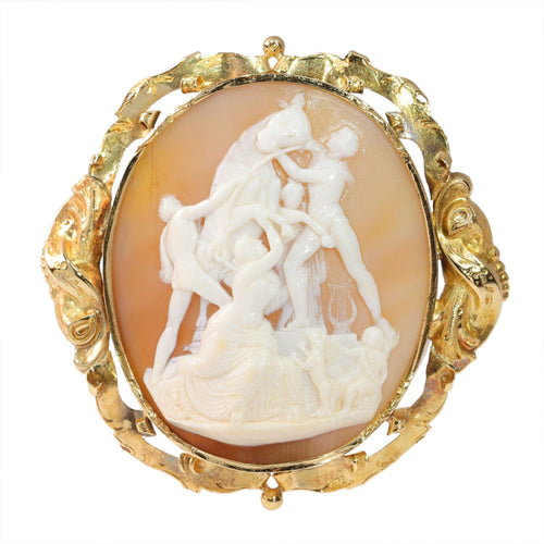 Broche Broche camée Le Taureau Farnèse 58 Facettes 23271-0317