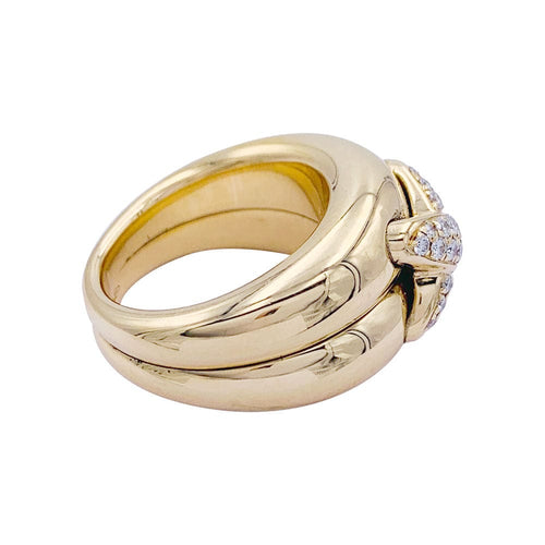 Bague 50 Bague Chaumet, "Liens", or jaune et diamants. 58 Facettes 32430