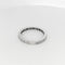 Bague Alliance en platine et diamants 58 Facettes 25378