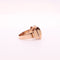 Bague Bague Tank pierre blanches, rubis 58 Facettes