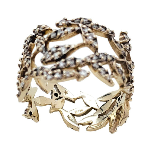 Bague 51 Bague H.Stern, "Nature", or, diamants. 58 Facettes 32998