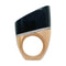 Bague 53 Bague Hermès, "Centaure", or rose, jade noir, diamants. 58 Facettes 30893