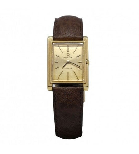 Montre L : 34 mm x l : 24 mm / Jaune / Or 750 Montre  OMEGA 58 Facettes 170176R