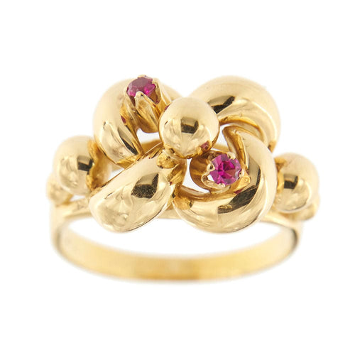 Bague 53 Bague vintage avec rubis 58 Facettes 28310