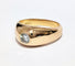 Bague 56 Bague jonc anglais or jaune diamant 58 Facettes 1-904/1