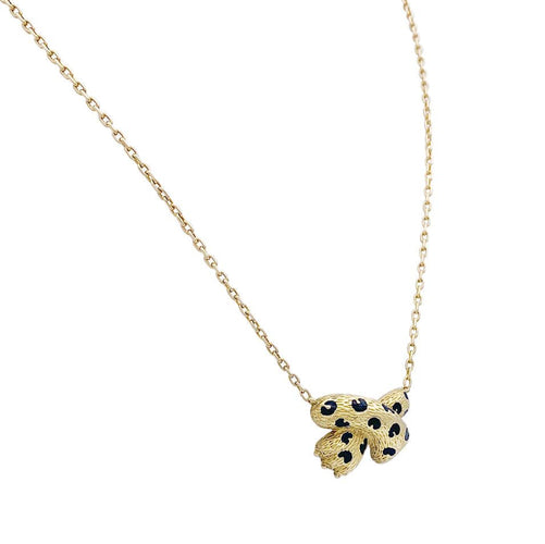 Collier Collier Fred, "Ombre Féline", or jaune, émail. 58 Facettes 32979