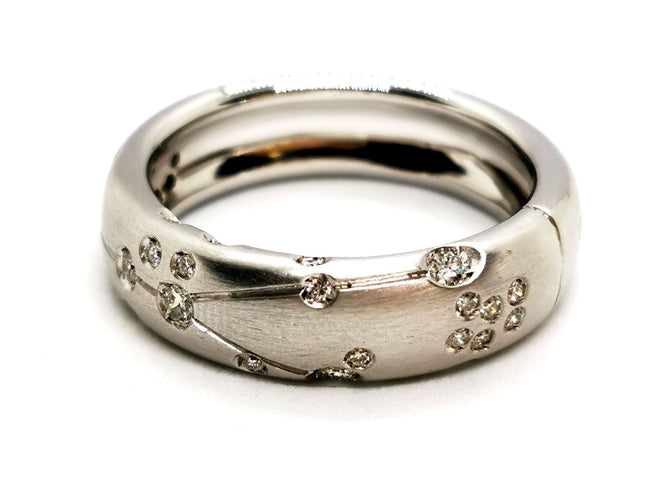 Bague 58 Repossi Bague Astrale Or blanc Diamant 58 Facettes 1530159CN