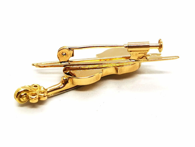 Broche Broche Violon Or jaune Diamant 58 Facettes 1969286CN