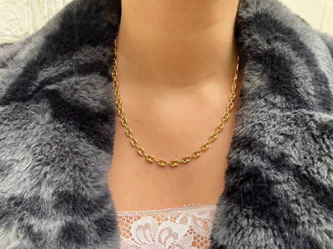 Collier Collier Or jaune maille "Grain de café" 58 Facettes BO/230043 ou 49
