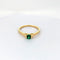 Bague Bague en or jaune et Emeraude 58 Facettes 21153
