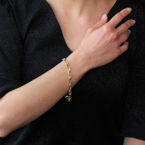 Bracelet Bracelet en or d'occasion maille marine massive 58 Facettes 21-590