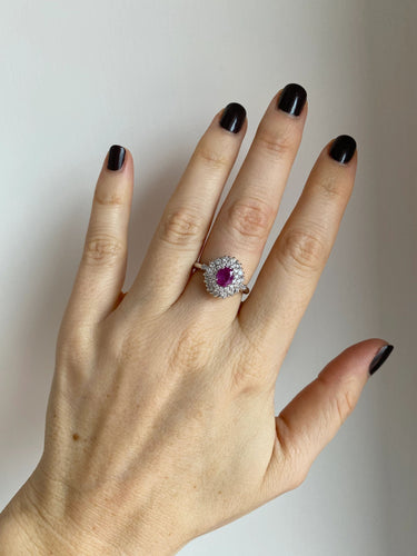 Bague 55 Bague Diamant Rubis 58 Facettes