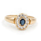 Bague 56 Bague Or jaune Saphir 58 Facettes 1763491CN