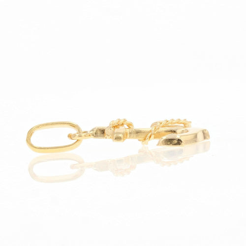 Pendentif Pendentif ancre de marine en or 58 Facettes 15-173A