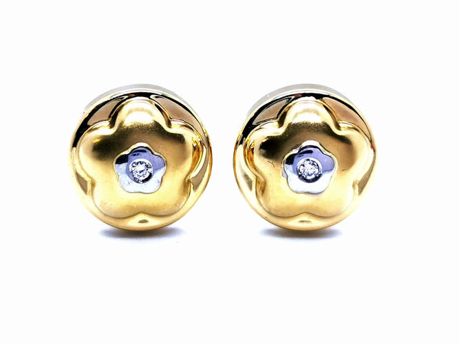 Boucles d'oreilles Boucles d'oreilles Or jaune Diamant 58 Facettes 968084CN