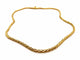 Collier Caplain Saint André Collier Maille palmier Or jaune Saphir 58 Facettes 1595121CN
