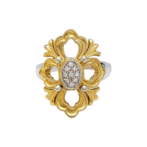 Bague Bague Buccellati, "Opéra", deux ors et diamants. 58 Facettes 30737