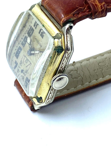 Montre Coin coupé de la montre Hamilton Square, 1927 58 Facettes