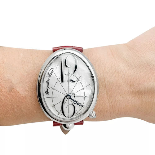 Montre Montre Breguet, "Reine de Naples", acier, cuir. 58 Facettes 31380