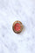 Broche ancienne en or jaune et camée ange en corail 58 Facettes