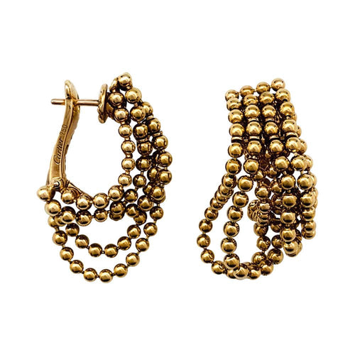 Boucles d'oreilles Boucles d'oreilles Cartier, "Draperie", en or jaune. 58 Facettes 30928
