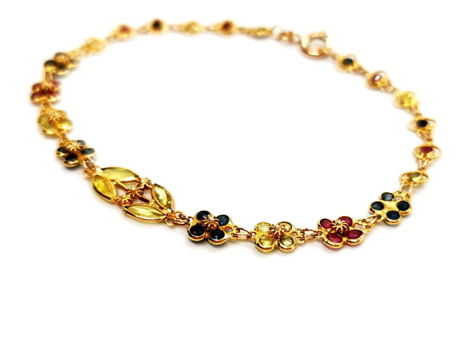 Bracelet Bracelet Art déco Or jaune Saphir 58 Facettes 1292001CN