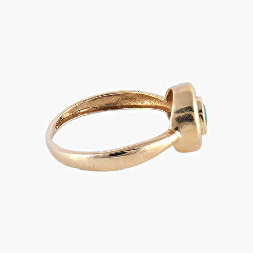 Bague 54 / Or Jaune BAGUE OR & TOURMALINE 58 Facettes BO/220014