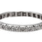 Bague 57 Bague Alliance Or blanc Diamant 58 Facettes 2745918CN