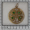 Pendentif Pendentif trèfle à quatre feuilles Art déco Grenats démantoïdes Diamants 58 Facettes 23102-0011