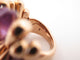 Bague 57 bague DE GRISOGONO or rose 18k a pampilles 57 amethyste 58 Facettes 247054