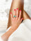 Bague Bague Art Déco Emeraude, Diamants, Or Gris & Platine 58 Facettes 1