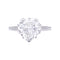 Bague 56 Bague Mellerio, platine et diamant. 58 Facettes 33413